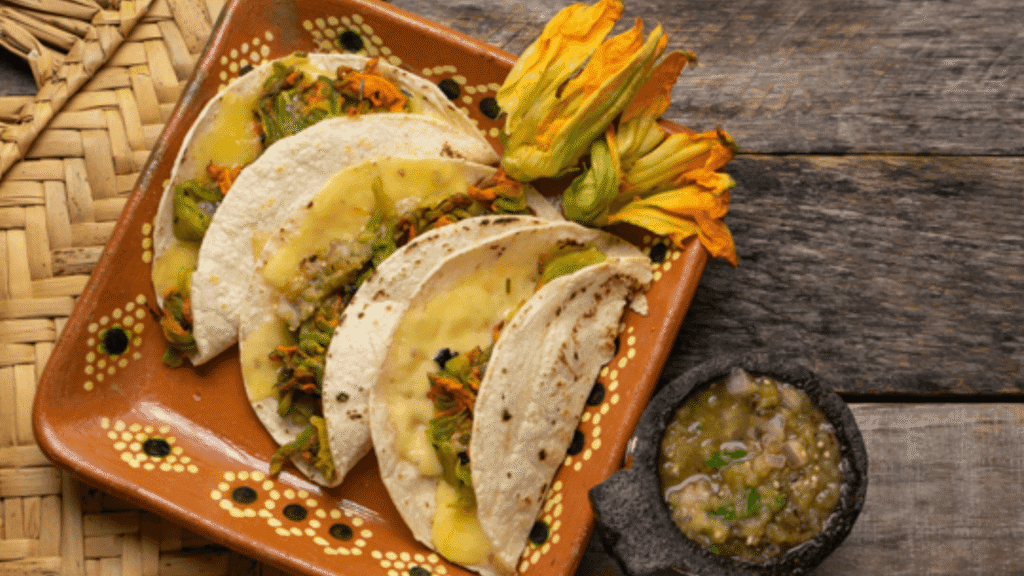 Quesadillas de Flor de Calabaza