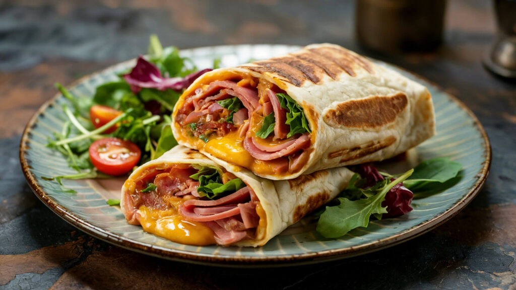 Ham and Cheese Burritos