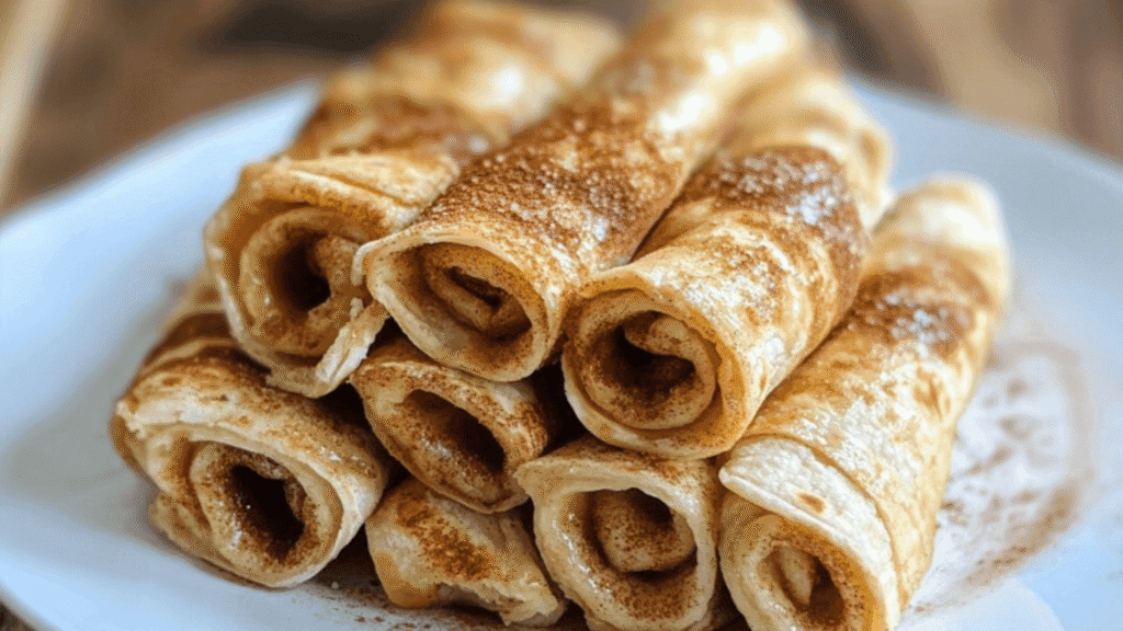 Rollos de Tortilla de Canela