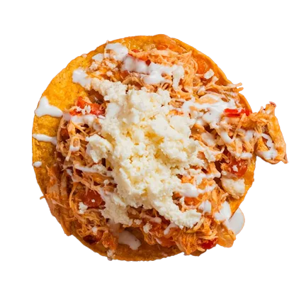 Tostadas de Tinga de Pollo