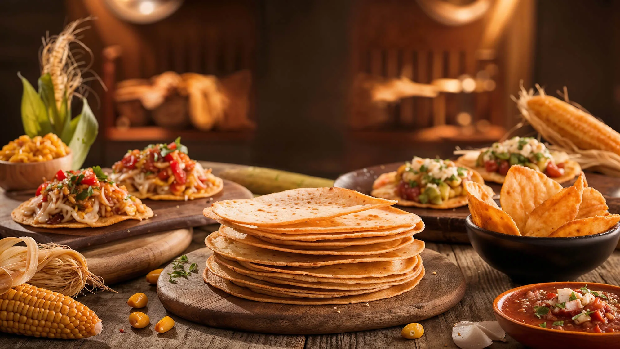 Yellow corn tortillas