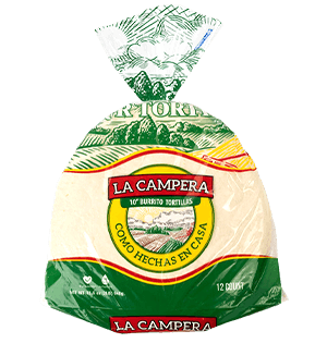 La Campera 10-inch Burrito Tortillas