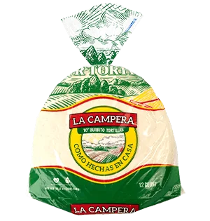 La Campera 12" Burrito Tortillas