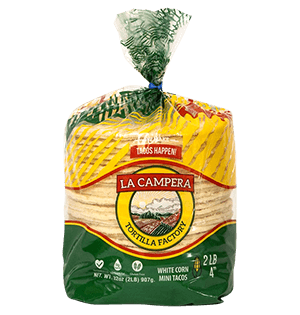 White Corn Mini Taco Tortillas - 4 inch