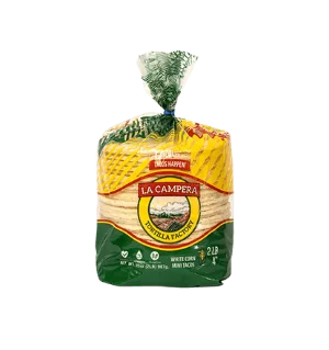 Tortillas de Maíz Blanco para Tacos (4.5″)