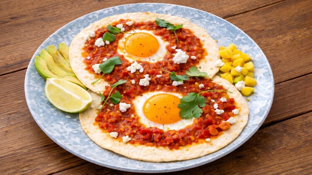 Huevos Rancheros with La Campera Tortilla Factory Yellow Corn Tortillas