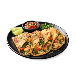 Shrimp and Cheese Tacos