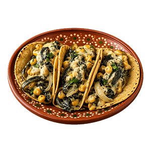Creamy Poblano Rajas Tacos