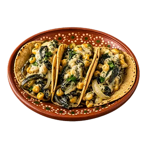 Creamy Poblano Rajas Tacos