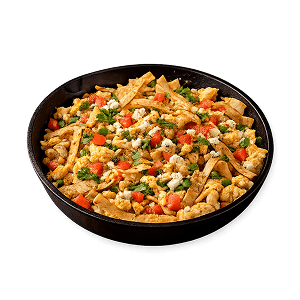 Traditional Migas with White Corn Tortillas