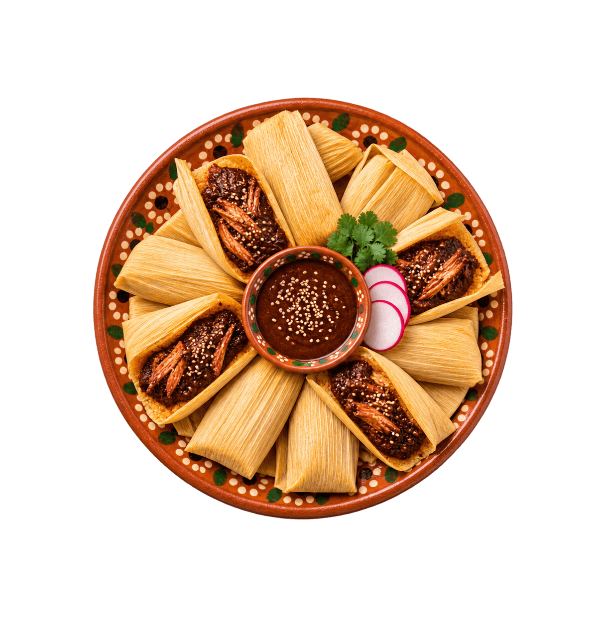 Chicken Mole Tamales