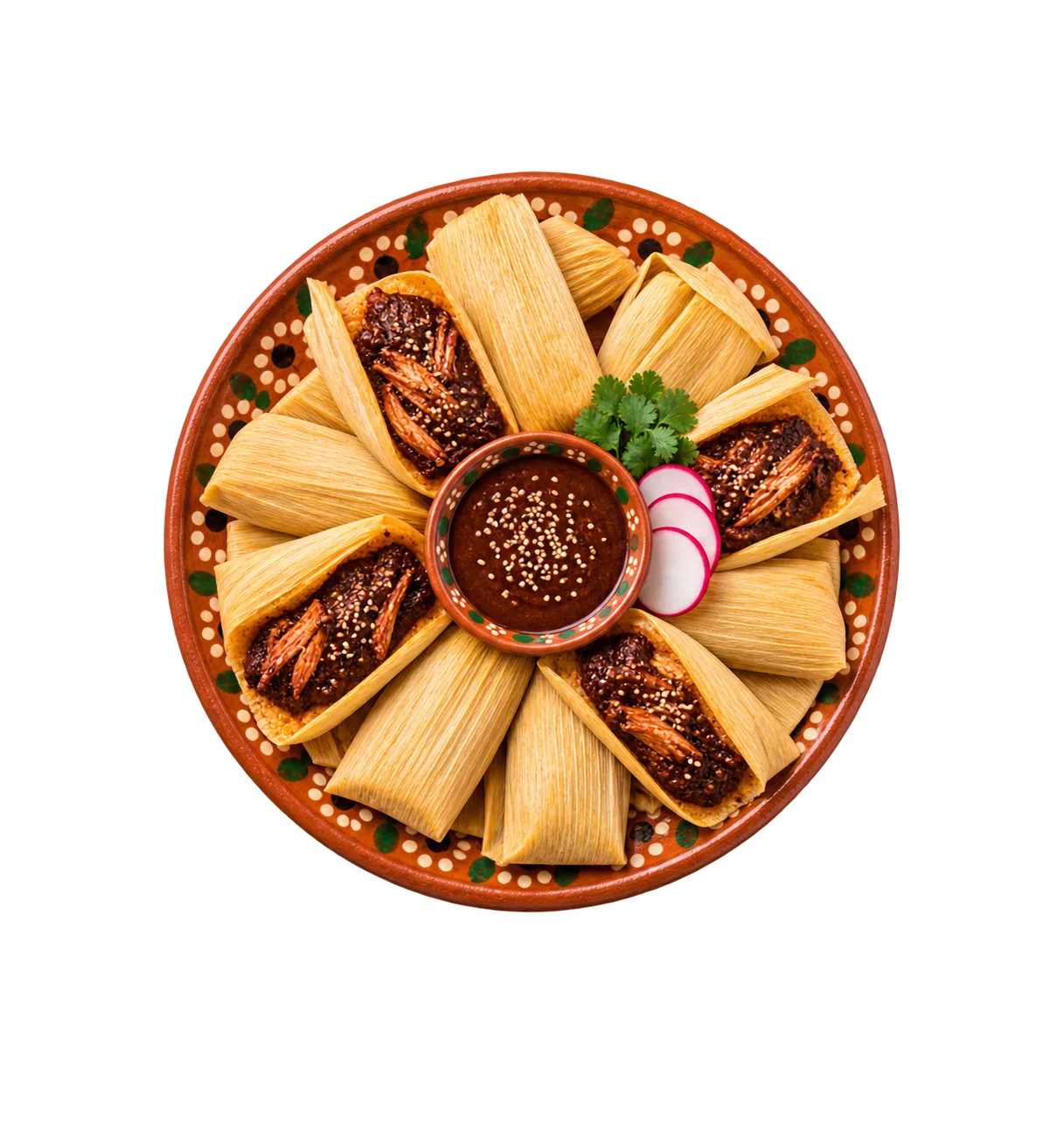 Chicken Mole Tamales